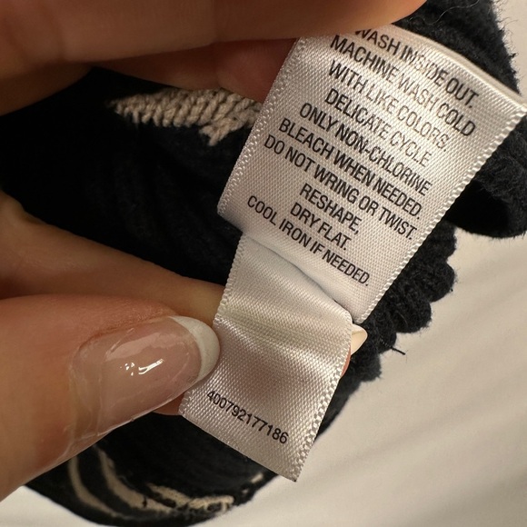 Croft & Barrow cozy striped funnel neck pullover cable knit sweater XXL - Picture 13 of 13